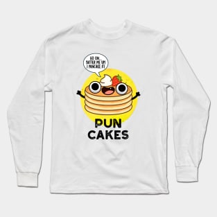Puncakes Cute Pancake Pun Long Sleeve T-Shirt